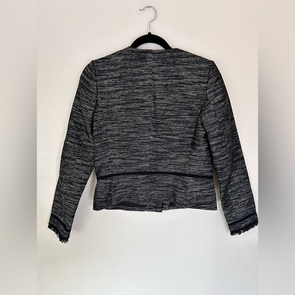 Vince Tweed Jacket in Black and White Size 6 - Picture 7 of 9